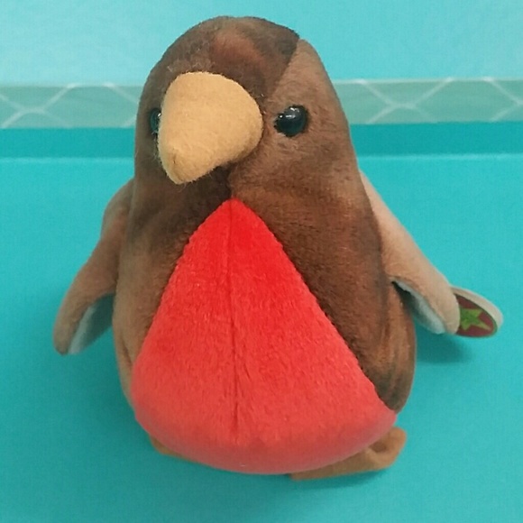 😻🛍TY Beanie Babies brown Robin-Early 3/20/1997 - Picture 2 of 7